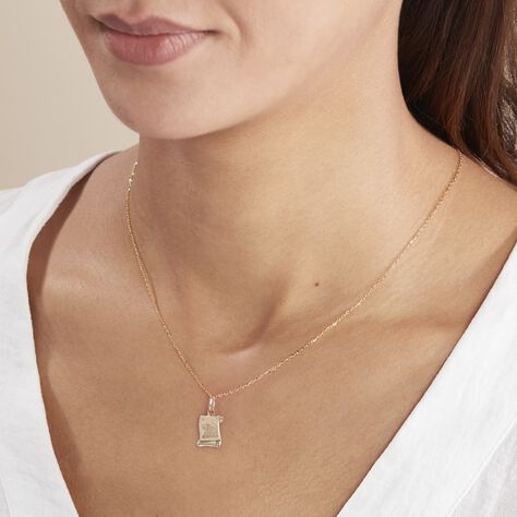 Pendentif Lamie Zodiaque Parchemin Or Jaune - Pendentifs Famille | Marc Orian