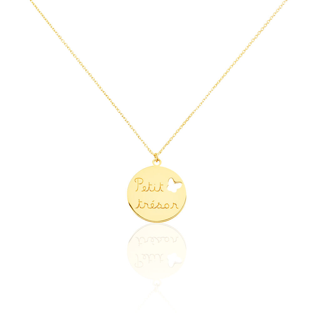 Collier Benedicte Message Or Jaune - Colliers ete Enfant | Marc Orian