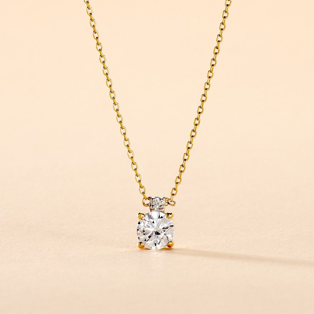 Collier Zilda Or Jaune Oxyde De Zirconium - Colliers avec pierres Femme | Marc Orian