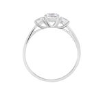 Bague Habib Or Blanc Oxyde - Solitaires Femme | Marc Orian