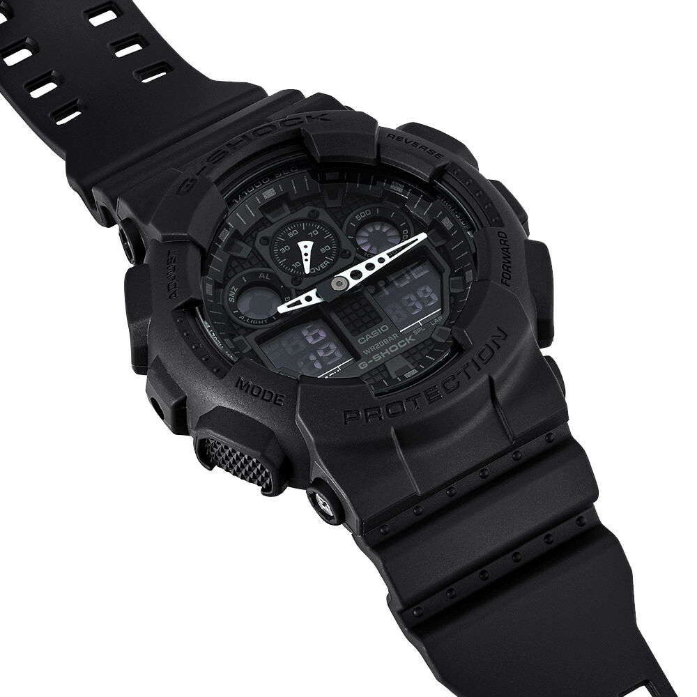 G shock watch black and white hot sale