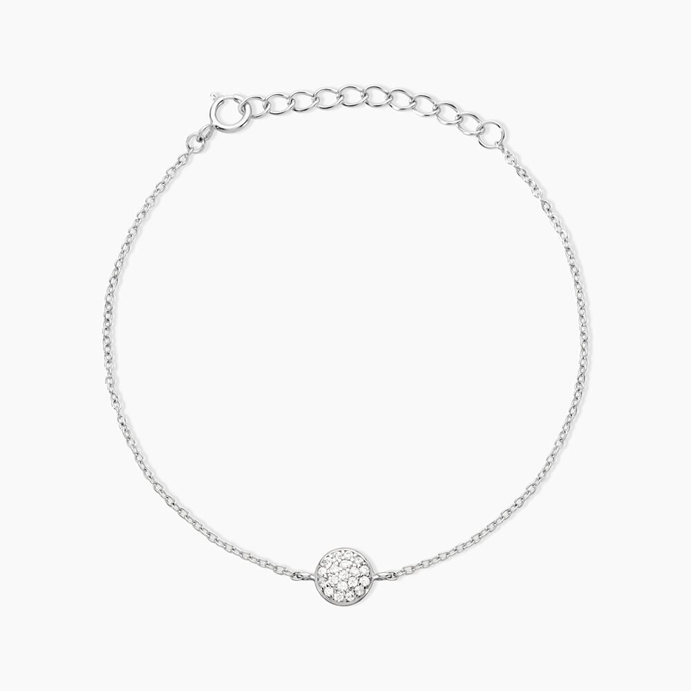 Bracelet Argent Victorin Oxydes De Zirconium - Bracelets Medailles Femme | Marc Orian