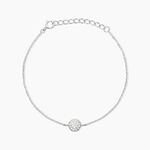 Bracelet Argent Victorin Oxydes De Zirconium - Bracelets Medailles Femme | Marc Orian
