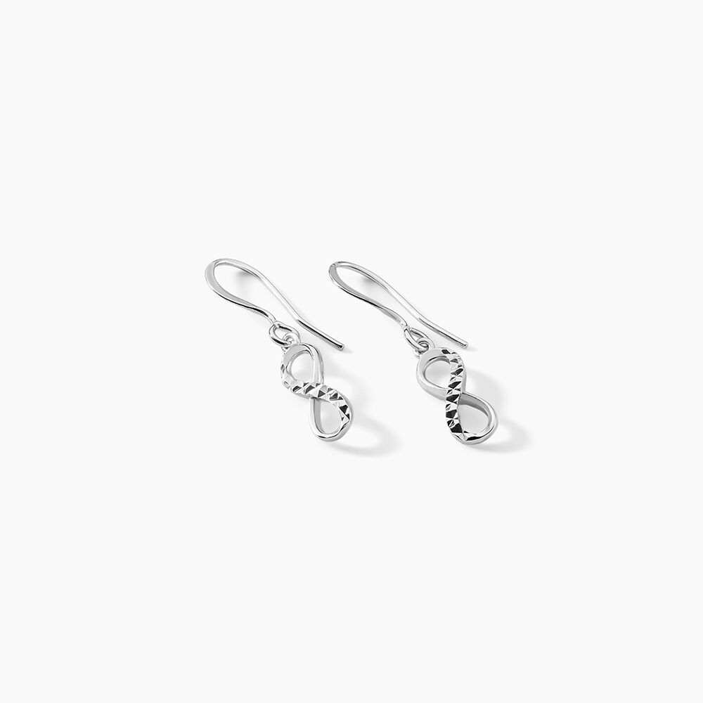 Boucles D'oreilles Pendantes Argent Blanc Teoxane - Pendantes Femme | Marc Orian