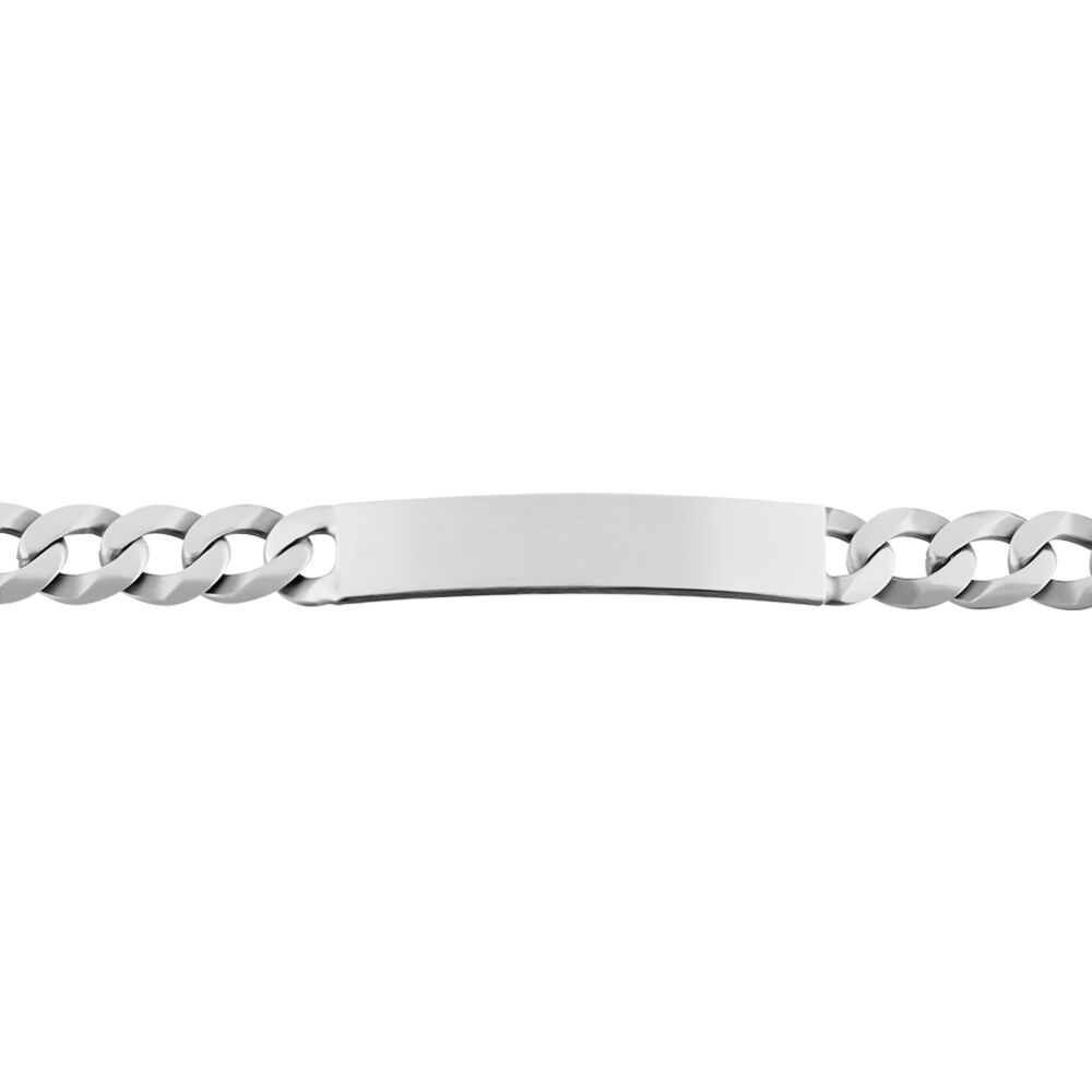 Bracelet Identité Casper Argent Gris - Gourmettes Homme | Marc Orian