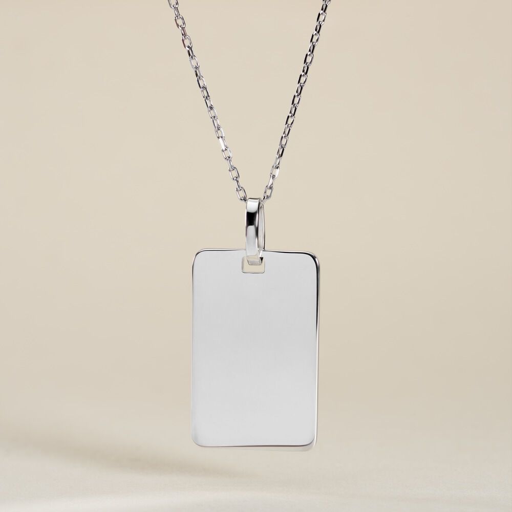 Pendentif Leyel Argent Blanc - Bijoux personnalisés Famille | Marc Orian