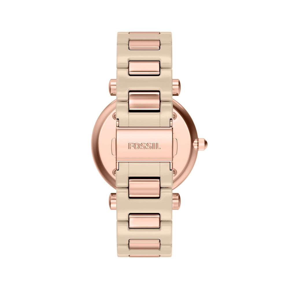 Montre Fossil Carlie 38 Beige - Montres &eacute;tanches Femme | Marc Orian
