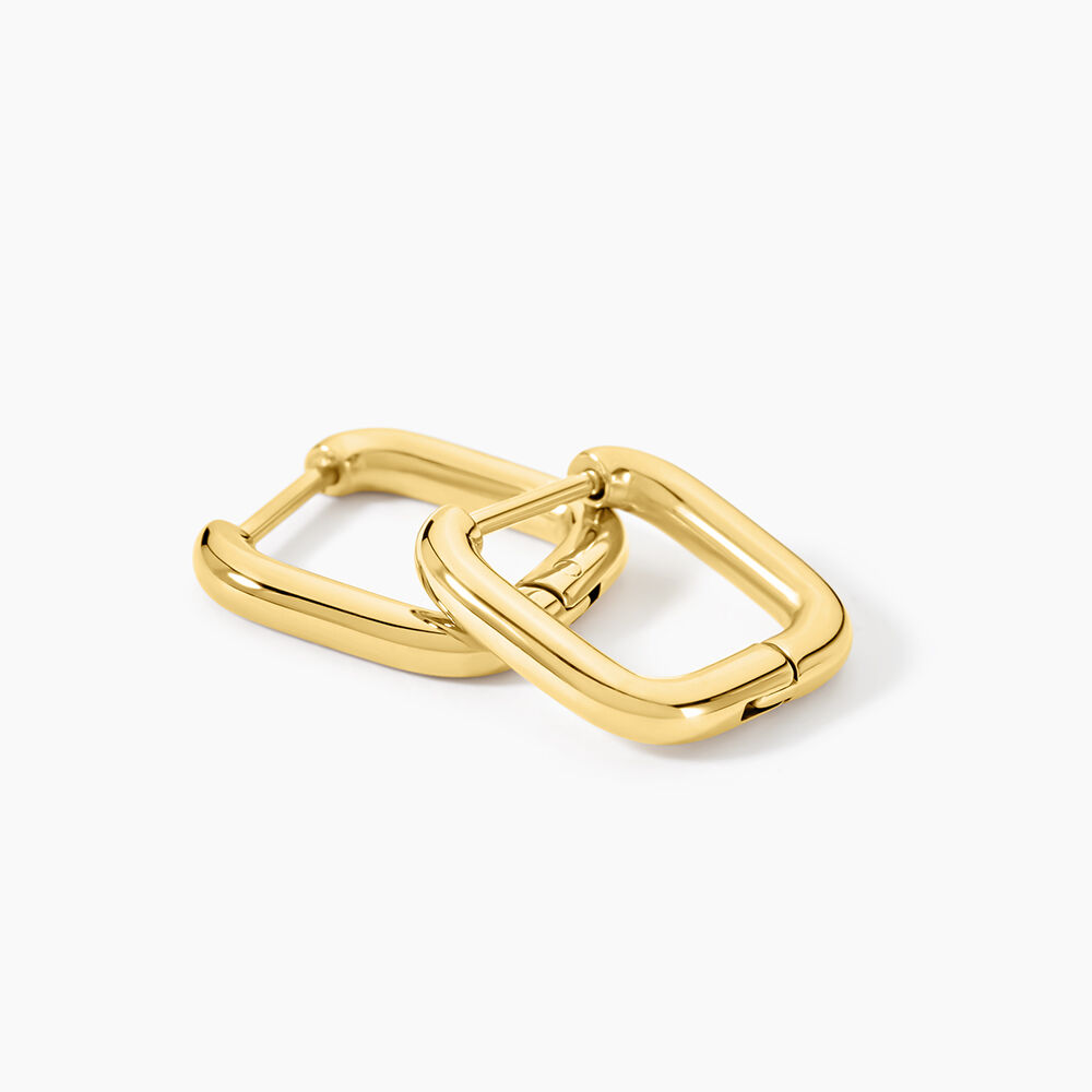 Créoles Fino Acier Jaune - Créoles Femme | Marc Orian