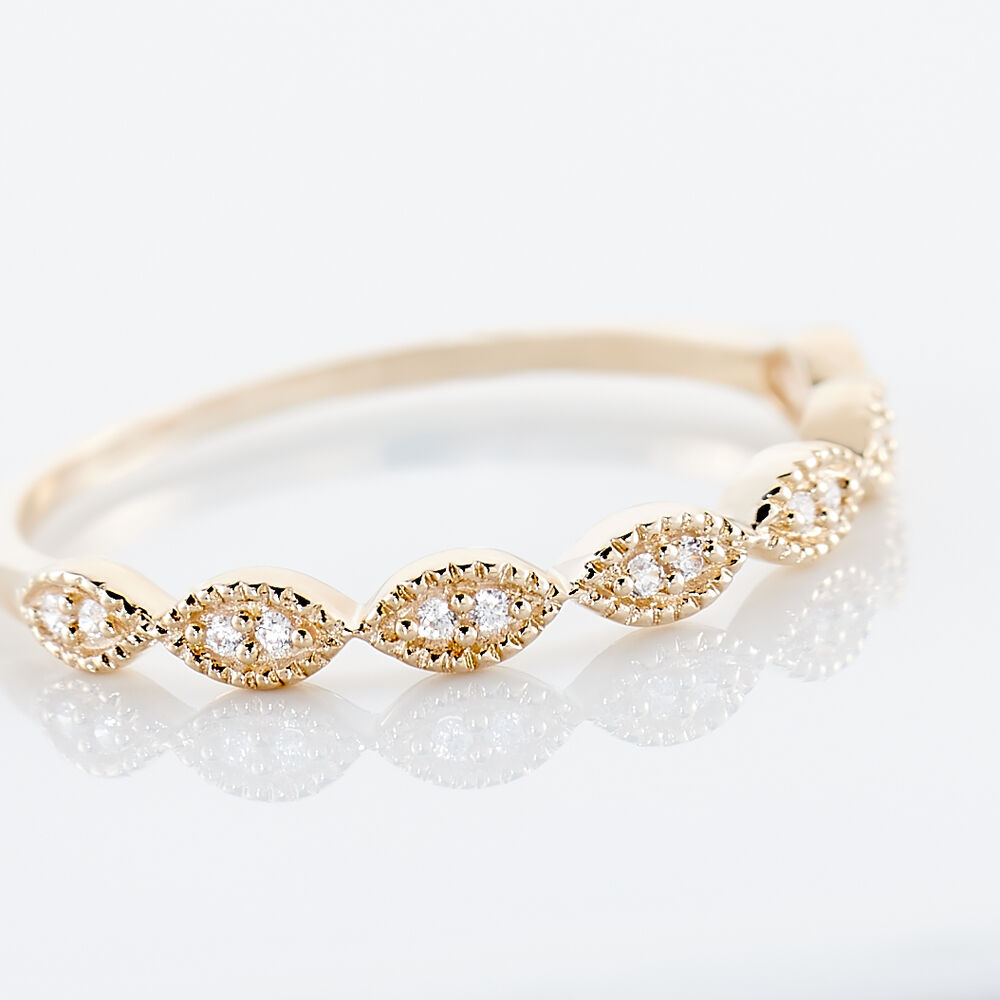 Bague Hestia Or Rose Oxyde De Zirconium - Bagues avec pierre Femme | Marc Orian