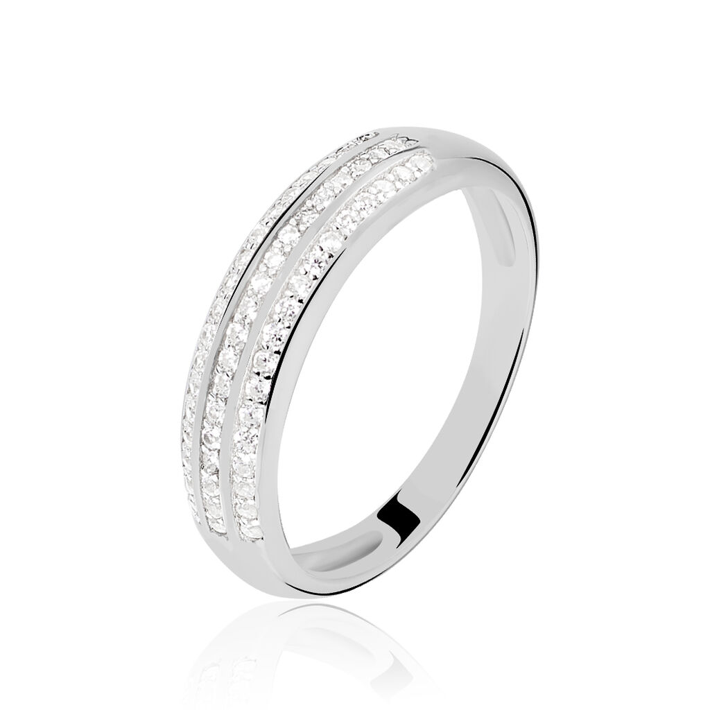Bague Nataelle Argent Blanc Oxyde De Zirconium - Bijoux fantaisie Femme | Marc Orian