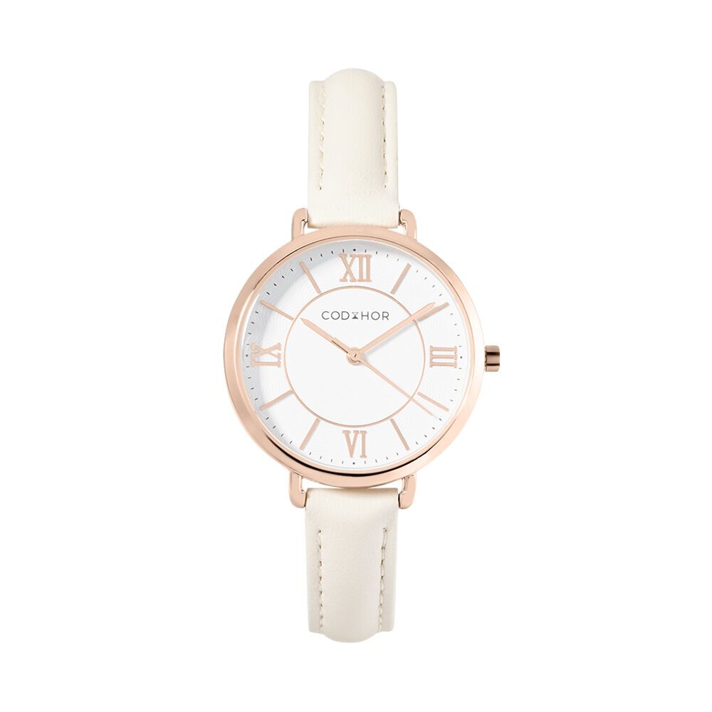 Montre Codhor Lena Blanc - Montres classiques Femme | Marc Orian
