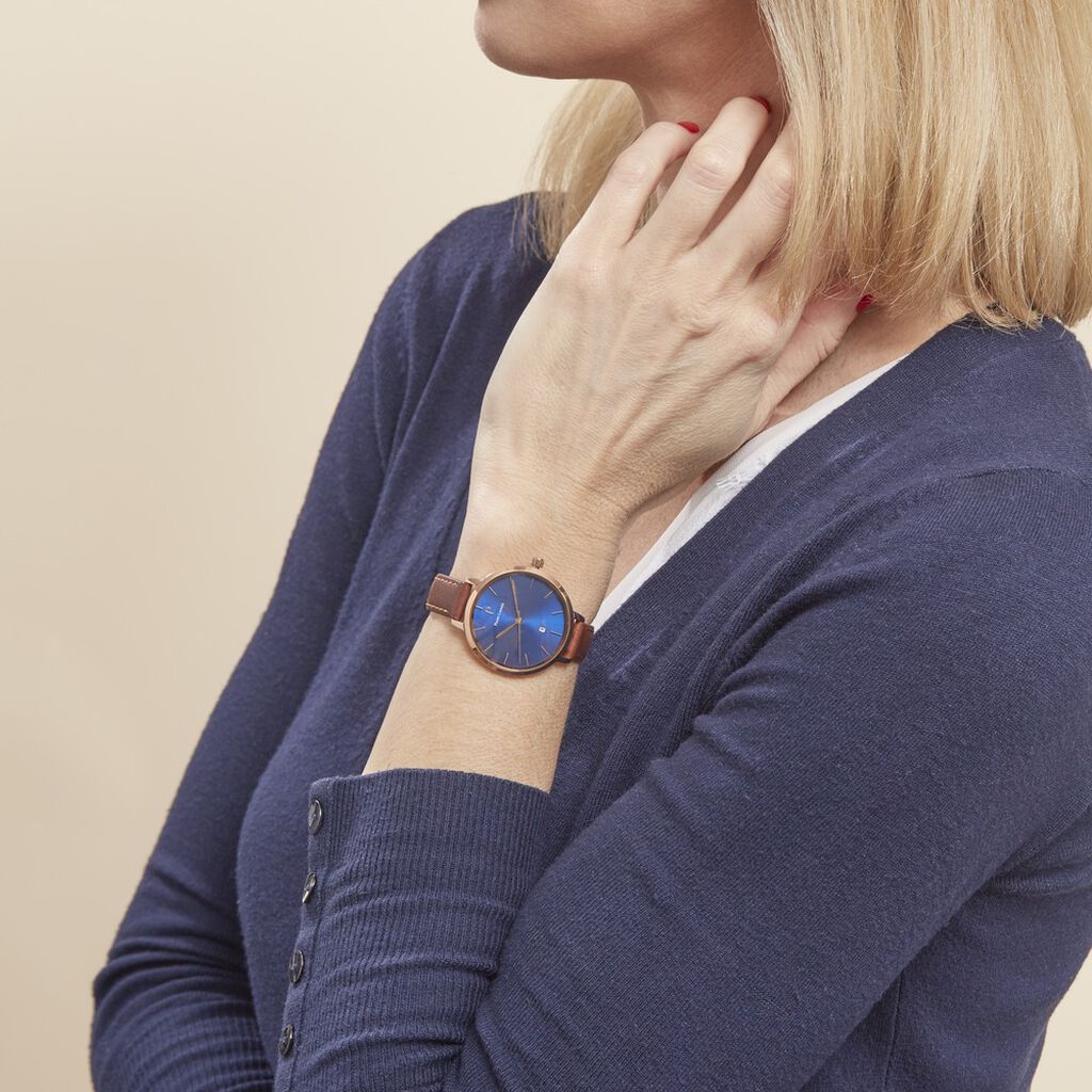 Montre Pierre Lannier Echo Bleu - Montres classiques Femme | Marc Orian