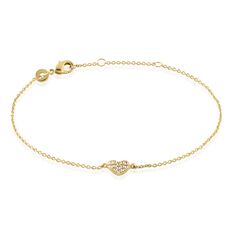 Bracelet Plaqué Or Nafissa Oxydes De Zirconium - Bracelets chaînes Femme | Marc Orian