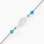 Bracelet Angelika Argent Blanc Pierre De Synthese - Bracelets fantaisie Femme | Marc Orian