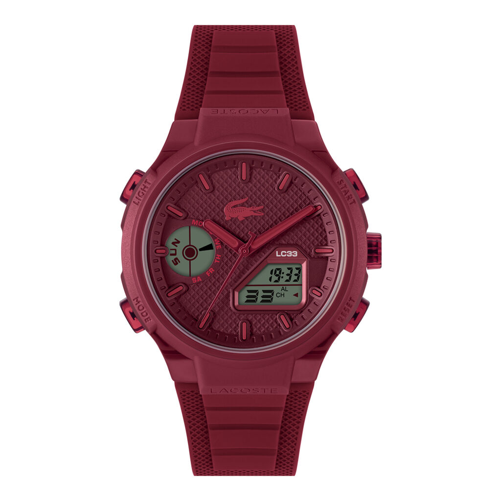 Montre Lacoste Lc33 Bordeaux - Montres Homme | Marc Orian