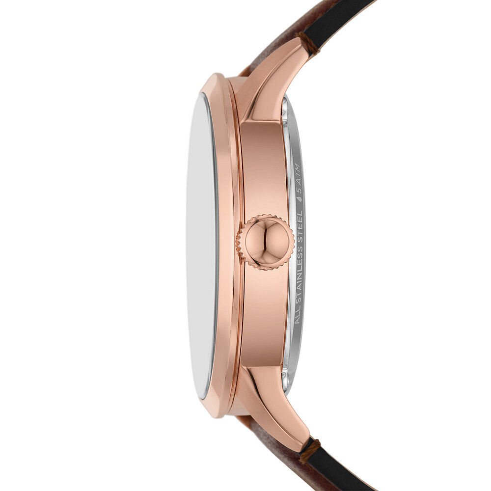 Montre Fossil Townsman Marron - Montres automatiques Homme | Marc Orian