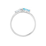 Bague Daurine Or Blanc Oxyde De Zirconium Iolite - Bagues pierres fines Femme | Marc Orian