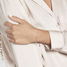 Bracelet Argent Rose Estina - Bracelets chaînes Femme | Marc Orian