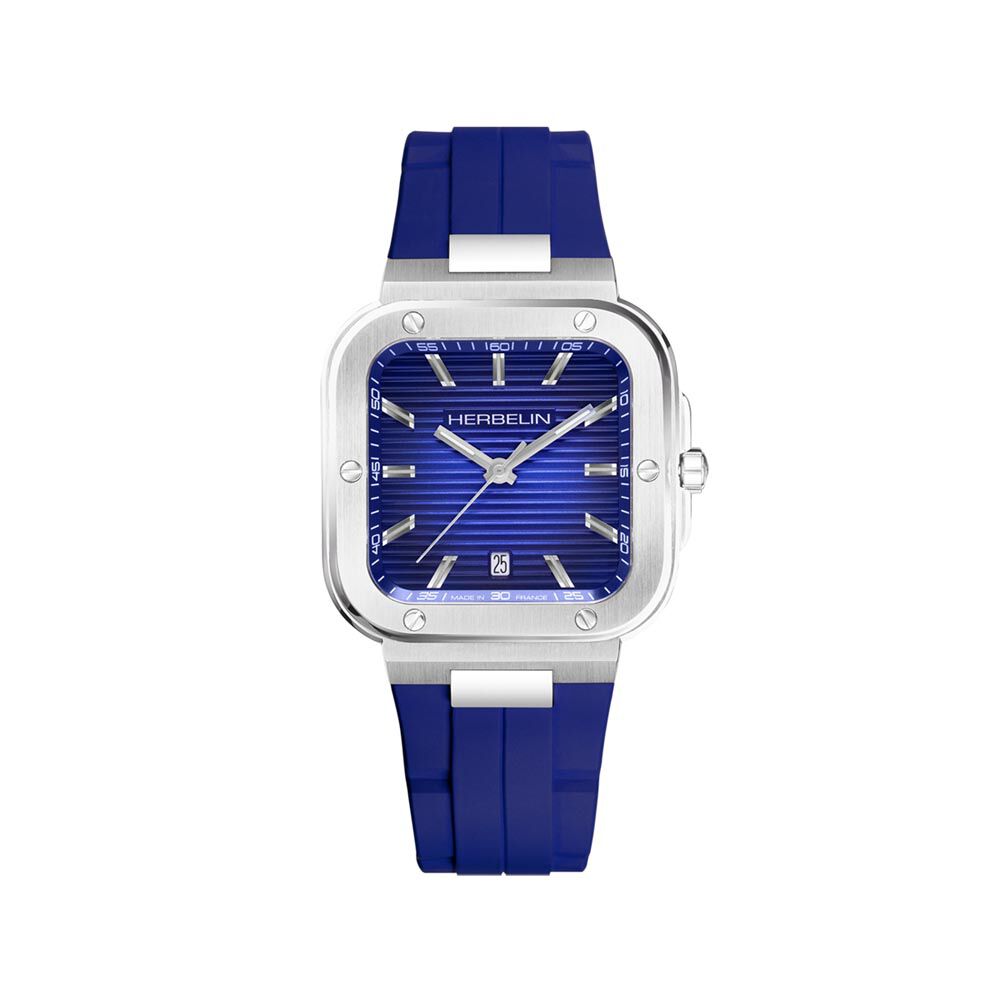 Montre Herbelin Cap Camarat Square Bleu - Montres &eacute;tanches Homme | Marc Orian