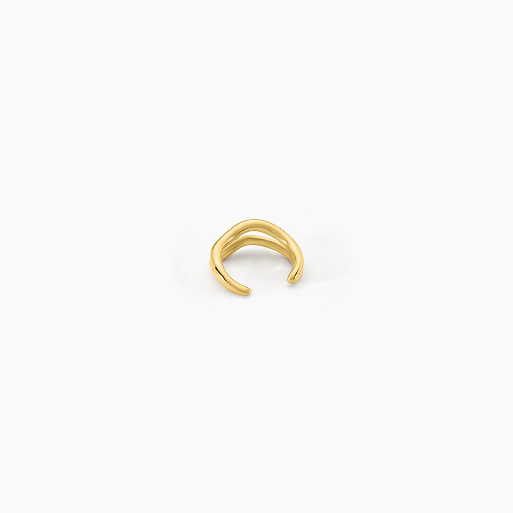 Bague D'oreille Unitaire Lauri Acier Doré - Piercings d'oreilles Femme | Marc Orian
