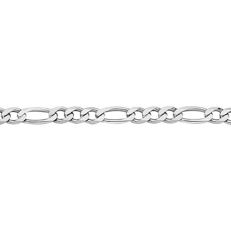 Chaîne Vivian Maille Alternee 1/3 Argent Blanc - Chaines Homme | Marc Orian