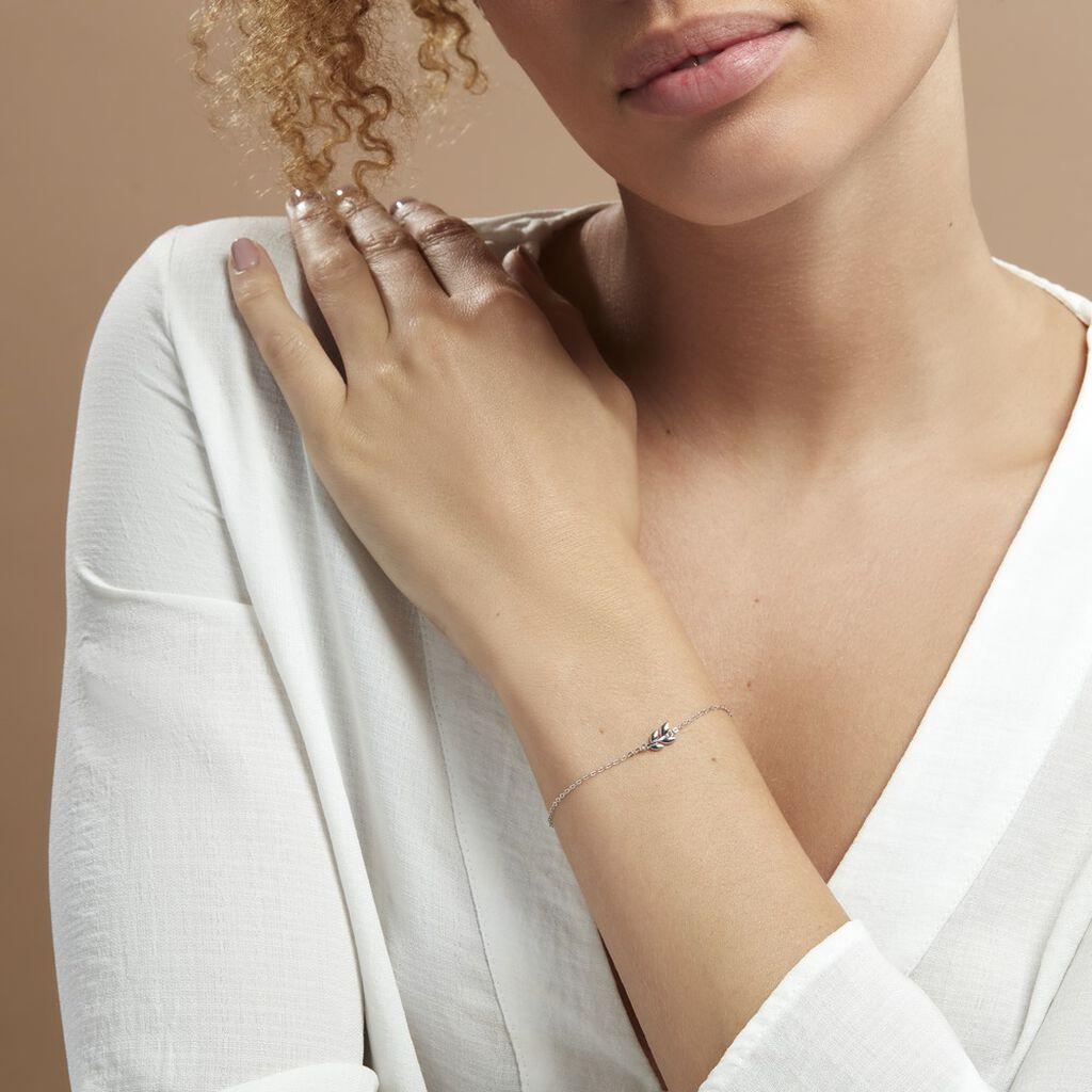 Bracelet Fedya Argent Blanc - Sélection Bohème Femme | Marc Orian