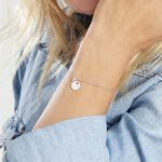 Bracelet Denzel Argent Blanc Oxyde De Zirconium - Bracelets Medailles Femme | Marc Orian