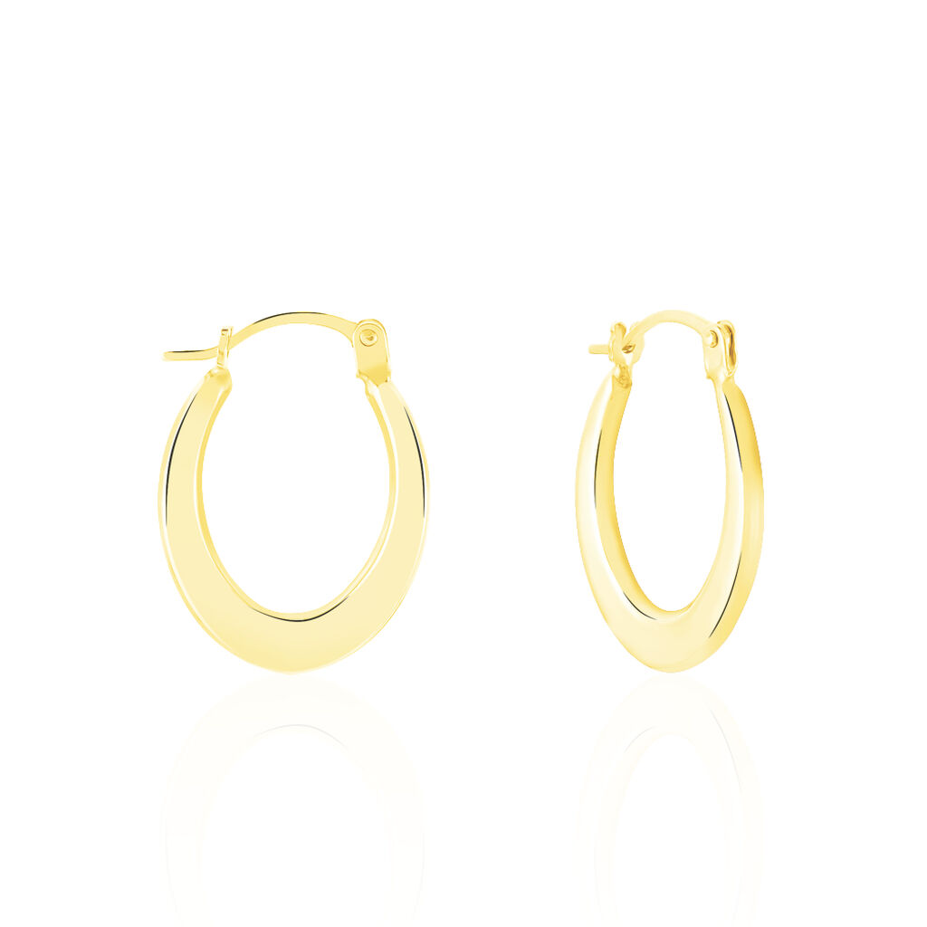 Cr&eacute;oles Telya Or Jaune - Cr&eacute;oles Femme | Marc Orian