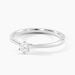 Bague Athena Platine Blanc Diamant - Solitaires Femme | Marc Orian