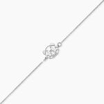 Bracelet Romy Origami Argent Blanc - Bracelets fantaisie Femme | Marc Orian