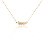Collier Luz Plaqu&eacute; Or Jaune Oxyde De Zirconium - Colliers avec pierres Femme | Marc Orian
