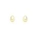 Boucles D'oreilles Puces Helie Goutte Or Jaune Oxyde De Zirconium - Puces Femme | Marc Orian