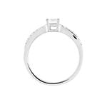 Bague Solitaire Doralicia Argent Blanc Oxyde De Zirconium - Bijoux fantaisie Femme | Marc Orian