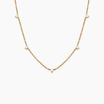 Collier Gasparine Plaqu&eacute; Or Jaune Oxyde De Zirconium - Colliers avec pierres Femme | Marc Orian