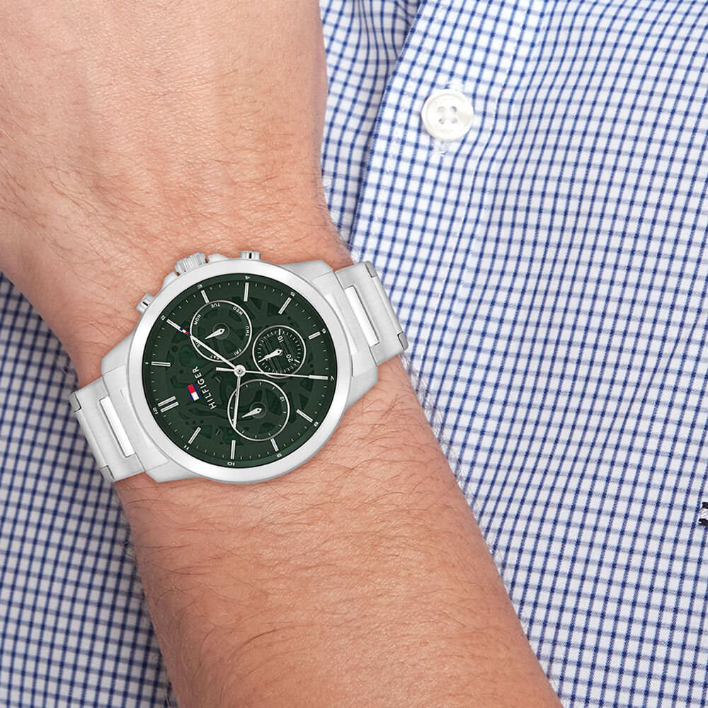 Montre Tommy Hilfiger Henry Vert - Fête des pères Homme | Marc Orian