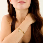 Bracelet Lexie Acier Jaune - Bracelets cha&icirc;nes Femme | Marc Orian