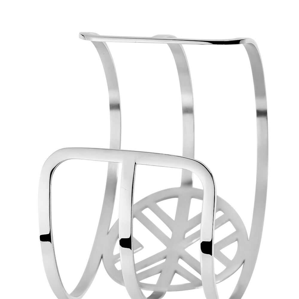 Bracelet Jonc Flechia Acier Blanc - Bracelets joncs Femme | Marc Orian