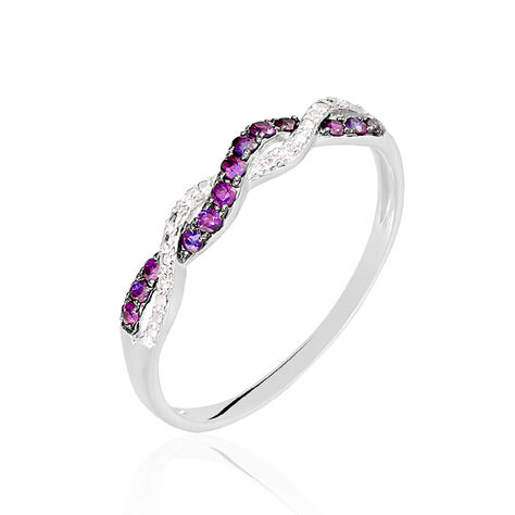 Bague Sofia Or Blanc Rubis Et Diamant - Bagues Femme | Marc Orian