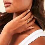 Bague Vasilica Or Jaune Diamant Synth&eacute;tique - Bagues avec pierre Femme | Marc Orian