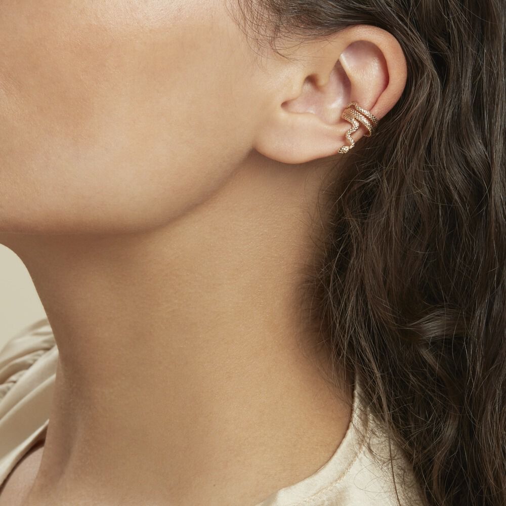 Bijou D'oreille Unitaire Silohe Plaqu&eacute; Or Jaune - Piercings d'oreilles Femme | Marc Orian