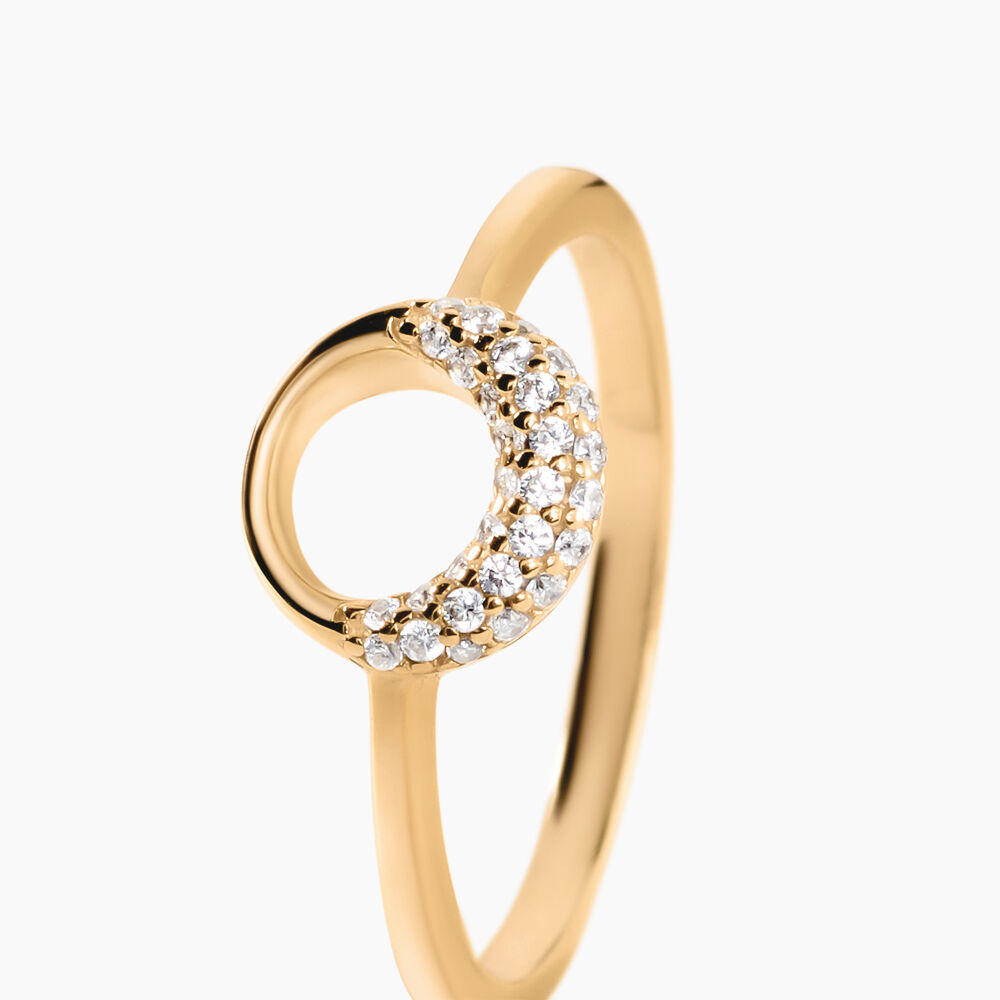 Bague Amelia Plaqu&eacute; Or Jaune Oxyde De Zirconium - Bijoux fantaisie Femme | Marc Orian