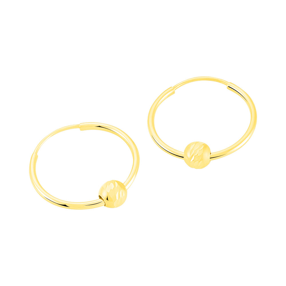 Cr&eacute;oles Anaell Or Jaune - Cr&eacute;oles Femme | Marc Orian