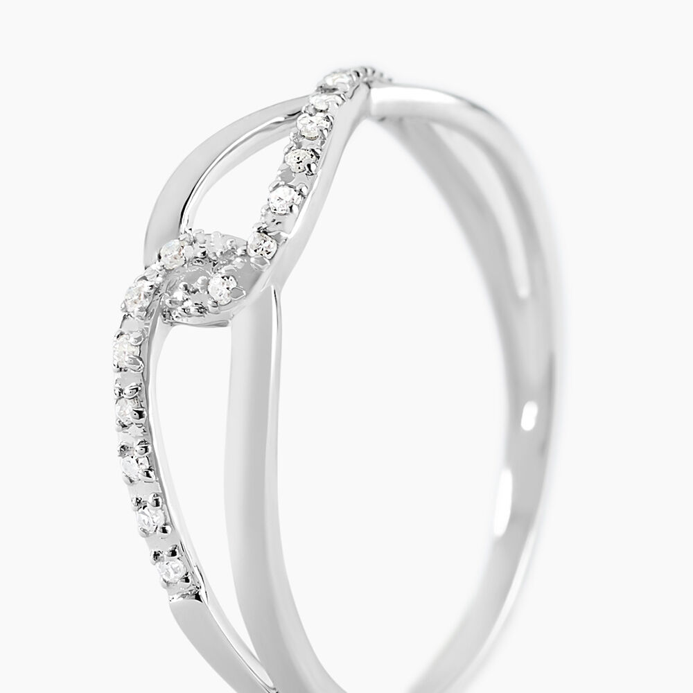 Bague Osanna Or Blanc Diamants - Parures de mariage Femme | Marc Orian