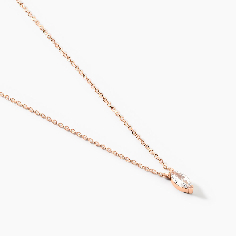 Collier Giulette Argent Rose Oxyde De Zirconium - Colliers avec pierres Femme | Marc Orian