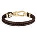 Bracelet Boss Ares Prime Cuir De Veau Marron - Bracelets cuir Homme | Marc Orian