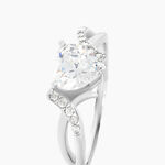 Bague Avalon Argent Blanc Oxyde De Zirconium - Bijoux fantaisie Femme | Marc Orian