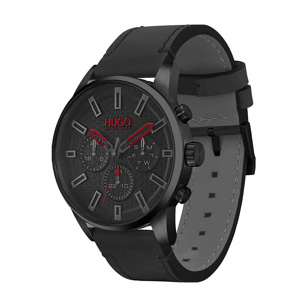 Montre Hugo Seek Noir - Montres étanches Homme | Marc Orian