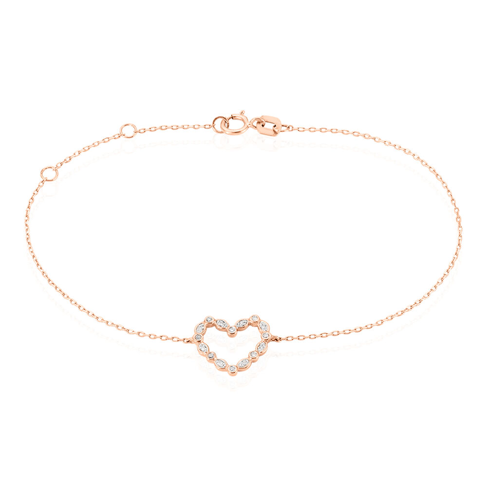 Bracelet Elandina Or Rose Diamant - B3BFRDW2443 • Marc Orian | Bijouterie  en ligne