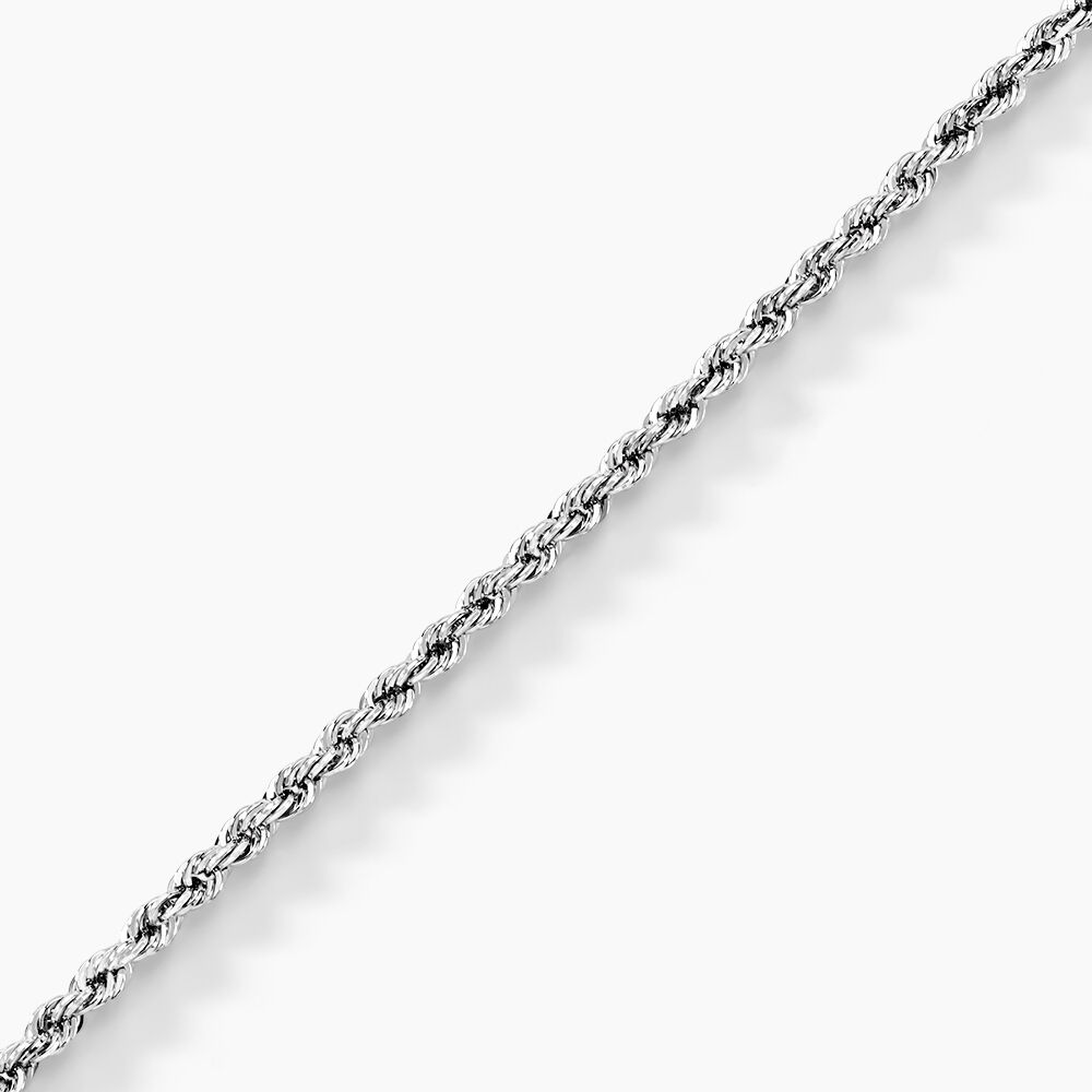Bracelet Jerry Or Blanc Maille Corde - Bracelets mailles Femme | Marc Orian
