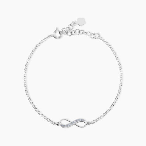 Bracelet Zelma Argent Blanc - Bracelets fantaisie Femme | Marc Orian